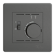 Thermostat in dunkelgrau